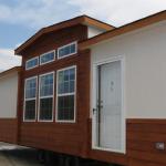 Tower Dormer with Five Rows of Lap
and Mahogany Trim